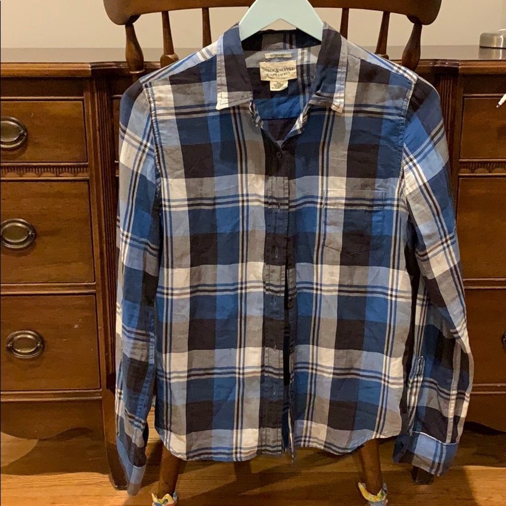 Ralph Lauren plaid fitted shirt